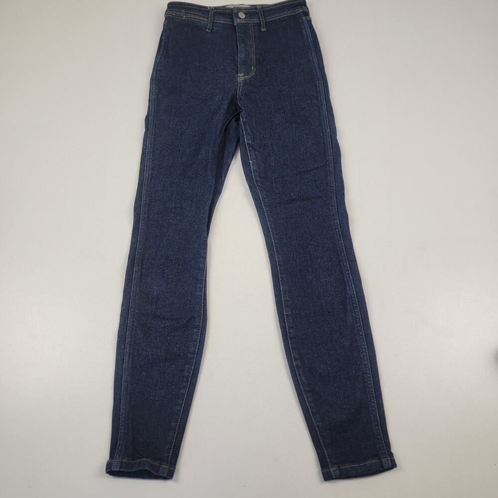Everlane Jeans Womens Sz 27 Blue The Way‎ High Skinny Organic Cotton Denim